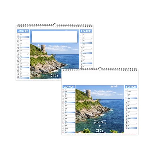 Calendrier illustré personnalisable - ECO Thème 4